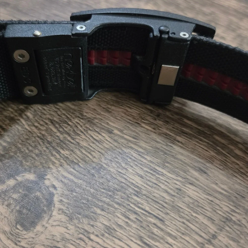 NEXBELT EDC Titan Belt Mens 35 Black Nylon Ratchet Tactical Buckle 100-1171-HF